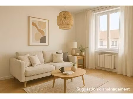 villeurbanne : t2 traversant