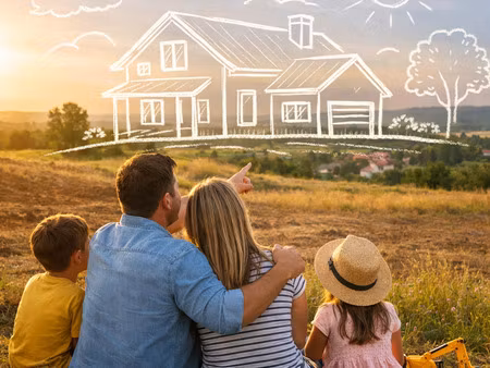 terrain a construire sur une surface de 480m2