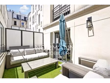 mairie de levallois - 4 pieces - 3 chambres - terrasse - parking