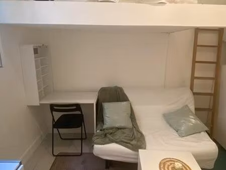 studio meublé 15m2 mezzanine– bail mobilité étudiant