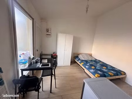 studio meublé avec jardin