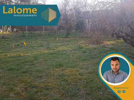 terrain constructible viabilisé à vendre