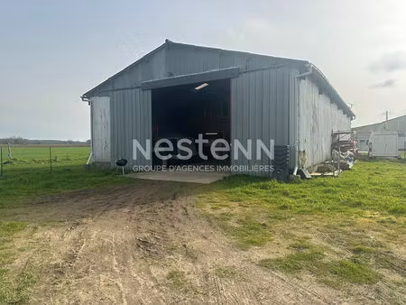 bâtiment 300 m²  sur 1200 m² terrain  idéal stockage.