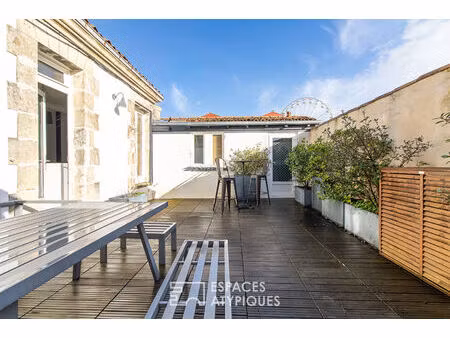 appartement de charme avec terrasse et vue sur le port