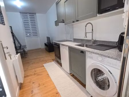 studio meublé refait à neuf – gare et centre à 5 min à pied