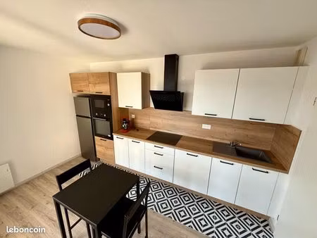 location t2 58m2 meublé terrasse 2 parkings