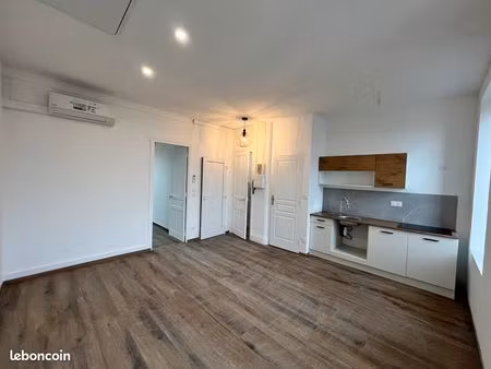 f2 bis rénové et climatisé