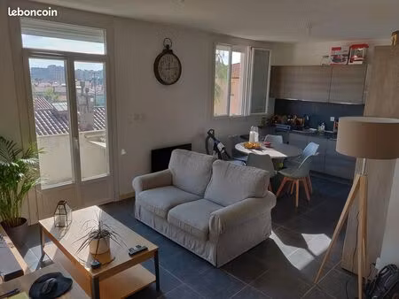 particulier loue appartement f2 rénové avec cave et balcon– proche université de perpignan