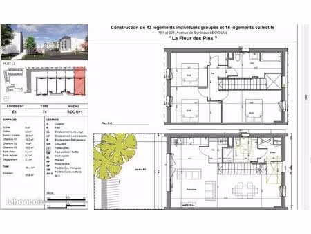 appartement 4 pièces 94 m²