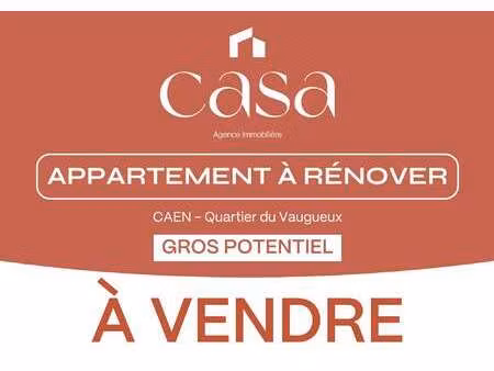 vente appartement 4 pièces à caen st-gilles (14000) : à vendre 4 pièces / 66m² caen st-gil