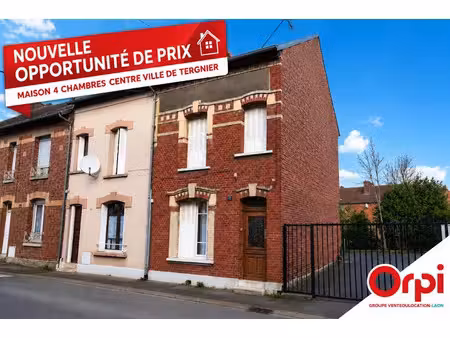 vente maison 6 pièces 103 m² à tergnier (02700)  49 900 €