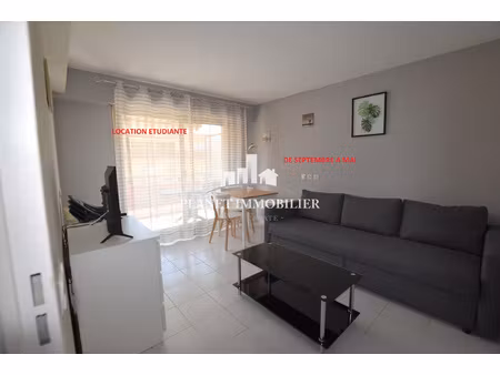 location étudiante juan les pins secteur pauline  2 pièces