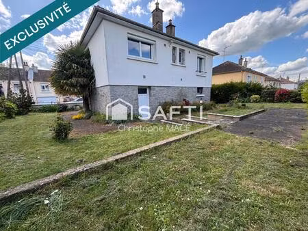 pavillon t3 avec sous-sol total et jardin