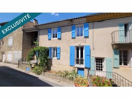 maison de village avec grand garage et terrasses