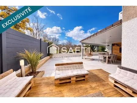 maison à proximité de l'étang de saint quentin fallavier . sous sol aménagé