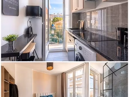 t2 refait à neuf – 34m² optimisé + cave – quartier libération – 1150 cc