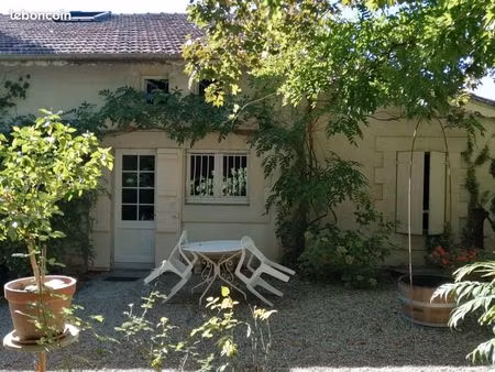 t2 plain pied meublé (1chambre) à louer