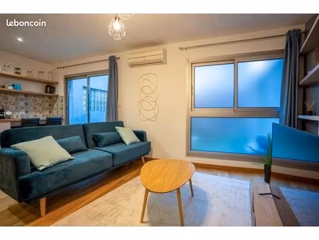 t2 meublé avignon centre + jardin