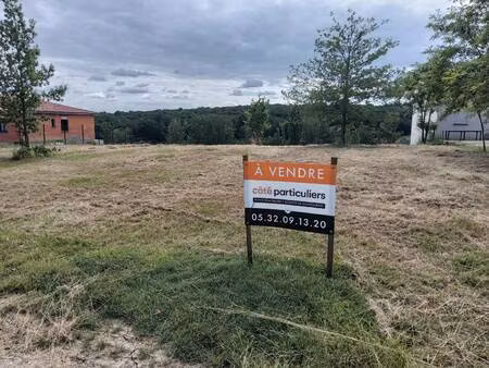 terrain constructible viabilisé à vendre