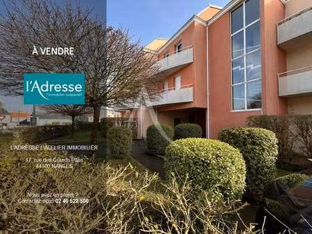 vente appartement 2 pièces à nantes hippodrome (44000) : à vendre 2 pièces / 43m² nantes h