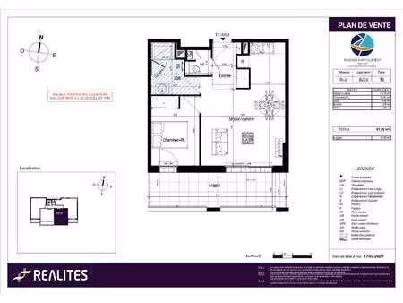 location appartement 2 pièces à quiberon (56170) : à louer 2 pièces / 42m² quiberon