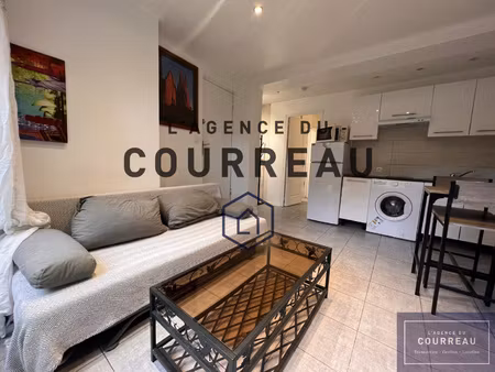 t2 rdc meublé avec terrasse - toutes charges comprises