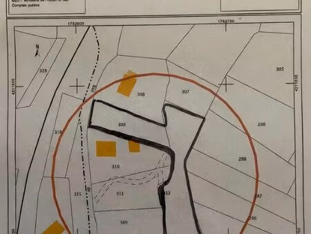 terrain 2624 m² borne