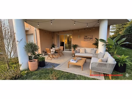 bizanos - appartement t3 - jardin - garage - parking - cave