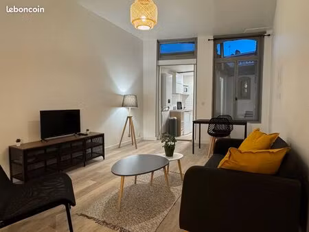 t2 100% meublé 42m2 direct propriétaire