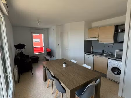 appartement t2 à louer meublé- 39m² avec terrasse et box souterrain