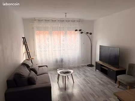 t2 meublé 53 m² centre grande-synthe – rénové – 700 cc