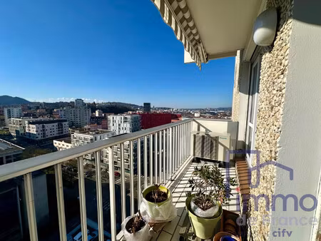 t3 lumineux en étage élevé – vue panoramique sur saint-éti