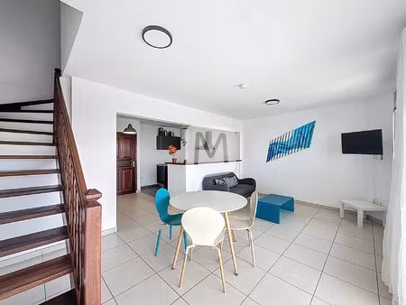 dpt guyane  à louer cayenne centre appartement t3 meublé de 71 m²