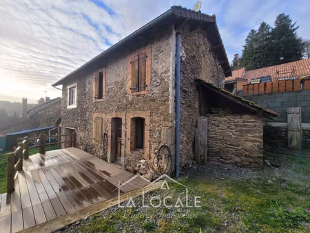 agréable maison en pierres 2ch avec jardin et dépendances