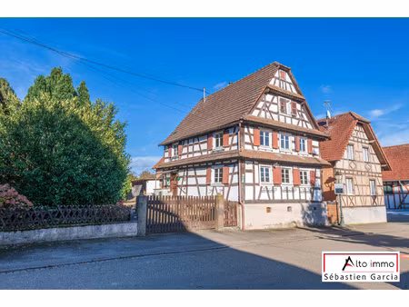 maison alsacienne 5 pièces sur 800 m2 de terrain constructib