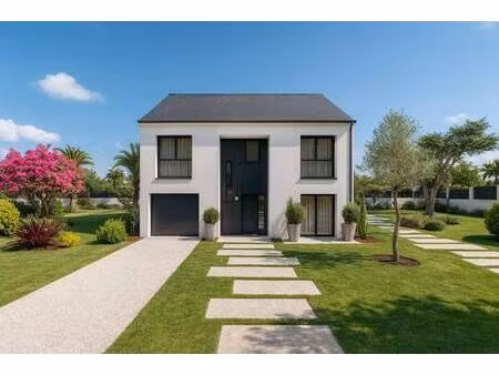 terrain avec maison neuve à vendre