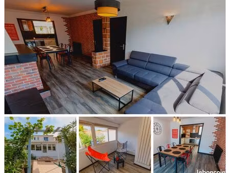 chambre 16m² meublée avec sde privative dans maison de ville 160m²