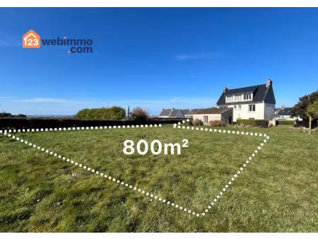 vente terrain bord de mer à locquemeau (22300) : à vendre bord de mer / 800m² locquemeau