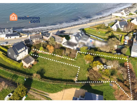 vente terrain bord de mer à locquemeau (22300) : à vendre bord de mer / 900m² locquemeau