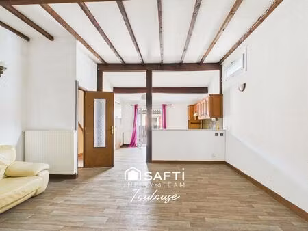 rare : grand t2 avec garage et jardinet au calme