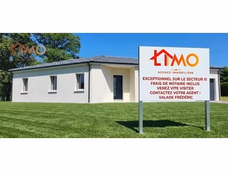 pavillon neuf de plain-pied 110 m² aux normes pmr sur une parcelle de 1772 m²