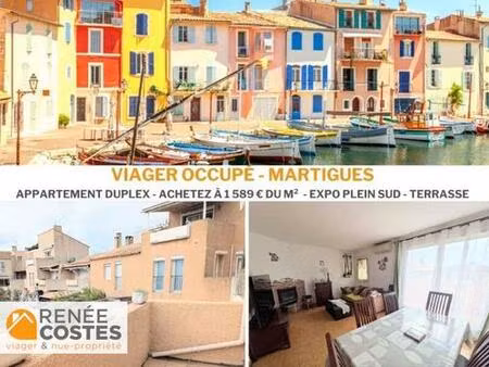 viager occupé - h72 ans - martigues (13500)