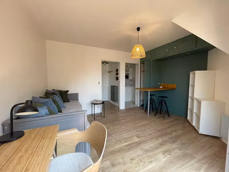 ouistreham riva bella - studio meuble avec balcon de 19 m2