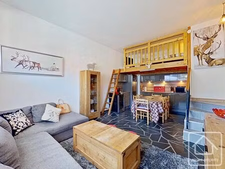 appartement rénové t3 situé au centre  vendu meublé avec cabe et casier à ski