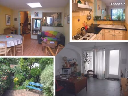 maison de ville et son petit jardin - quartier 8 mai