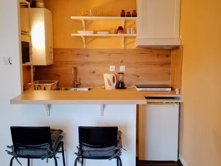 t1bis meublé neuf 29 m2 + parking 750 euros