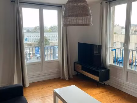 t3 meublé 50 m² – brest triangle d'or  halles saint louis