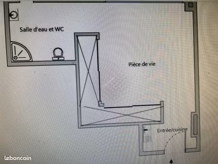 studio 1 pièce 18 m²