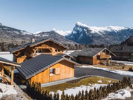 chalet neuf d’exception – emplacement privilégié à samoëns