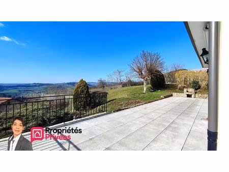 thizy-les-bourgs (69240)   maison individuelle avec vue   4 chambres  garages  terrain 170